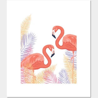 Flamingos Posters and Art